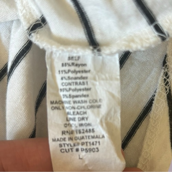 Papermoon One Pocket Button Back Knit Tee - Picture 8 of 9